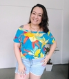 BLUSA LECA EM VISCOLYCRA ESTAMPADA