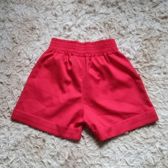 Shorts Alfaiataria com Elástico na Cintura - Priscila Vignol Store