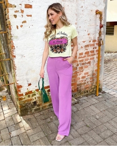 CALÇA PANTALONA JULY DUNA - Priscila Vignol Store