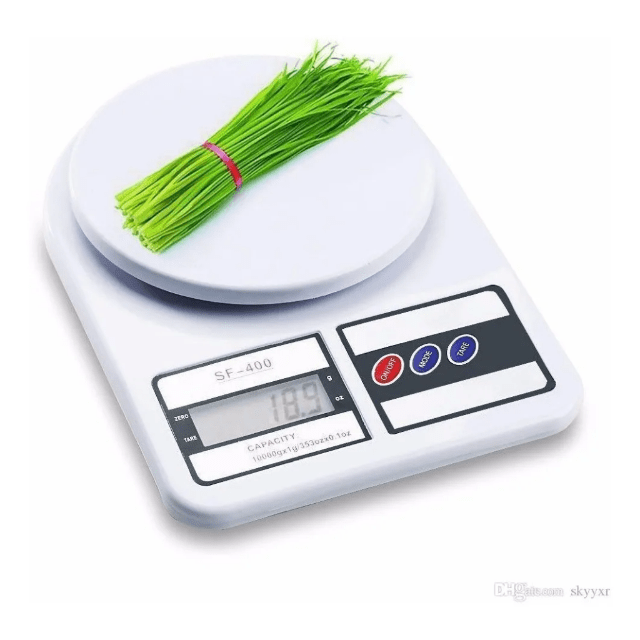 Flamech Electronics - ⚖️ #Balanza Peso digital para #cocina⁣ ⁣⁣⁣⁣ ✓ Soporta  hasta 10kg (1000g)⁣ ✓ Funciona con 2 pilas doble AA (incluidas)⁣ ✓ Botón de  Tare ⁣ ✓ Pesa en Gramos
