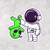 Sticker - Astronauta alien