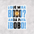 Sticker - Qué mirá bobo