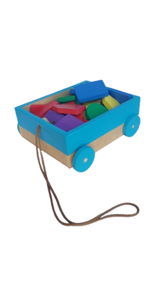 CARRO DE ARRASTRE CON BLOQUES - comprar online