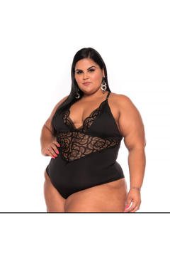 BODY RENDADO VIRNA -  Roupas Plus Size Femininas  Imperdível | EMPODERATTA