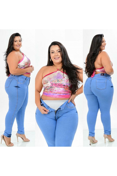 CALÇA JEANS LÍVIA COM CINTA MODELADORA - comprar online