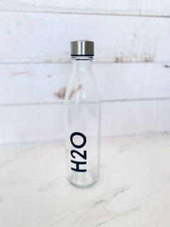 Botella vidrio H2O 750 cc en internet