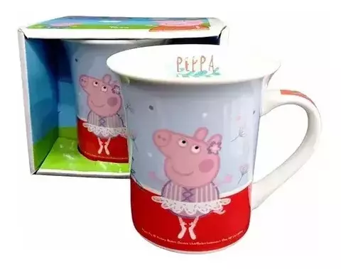 Taza Peppa Pig De Cerámica En Caja Original Cresko