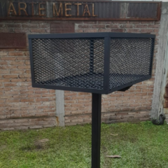 Cesto para la basura exterior