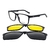 Armação Clip On Acetato Zelo VLF7015 C1 2.E.9 - comprar online