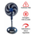 Ventilador Solaris Turbo 6 pás 75w Potente 110v na internet