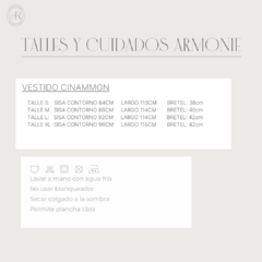 VESTIDO CINNAMON - Armonie Buenos Aires