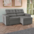 Sofa Retratil Reclinavel Lanus com 3 Lugares de 206cm - Kappesberg - Rodrigo Moveis e Eletro