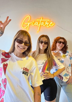 Remera + love - hate - GIATARE