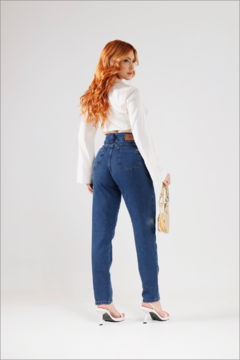 Calça Slouchy Dark Blue - comprar online