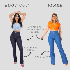 Calça boot cut DESIRÉE - loja online