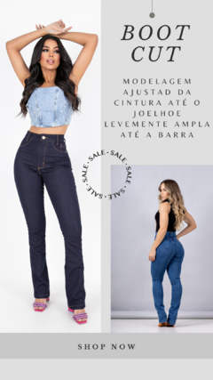 Calça boot cut ELEGANCE