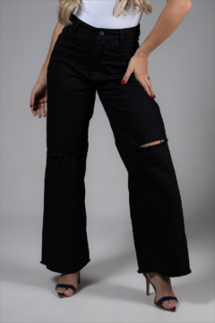 Calça Wide Leg preta - loja online