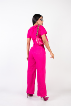 Imagem do Calça Rosa Wide Leg Jeans