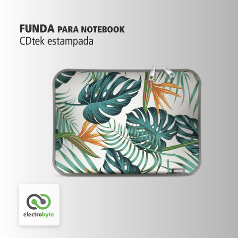 Funda Notebook CDtek estampada
