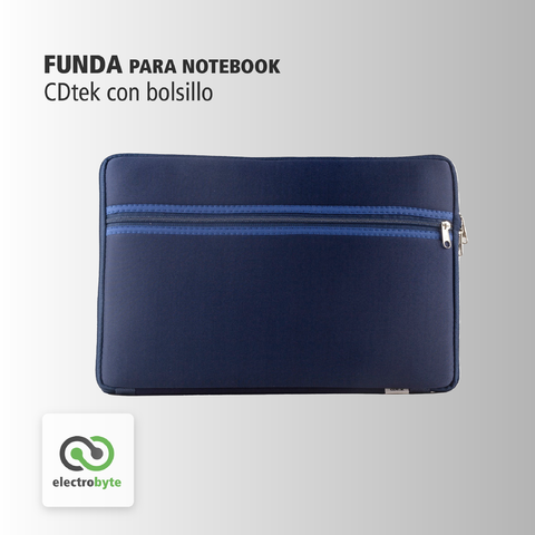 Funda Notebook CDtek con bolsillo