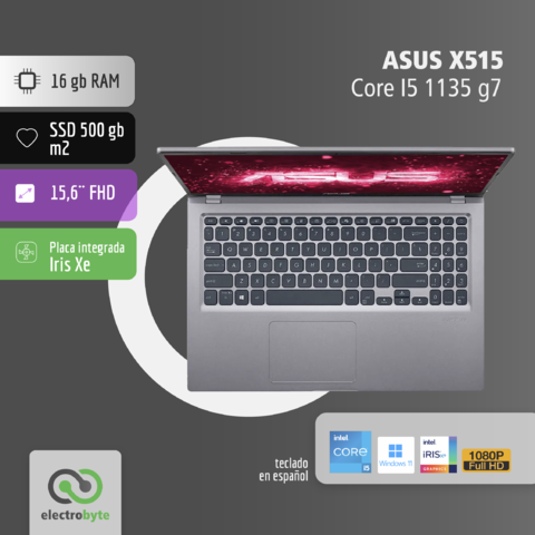 ASUS x515 Core i5 1135 g7