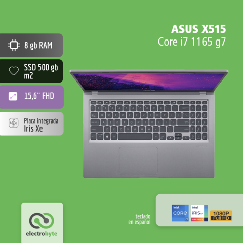 ASUS x515 Core i7 1165 G7