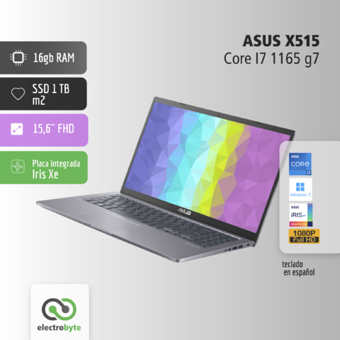 ASUS x515 Core i7 1165g7