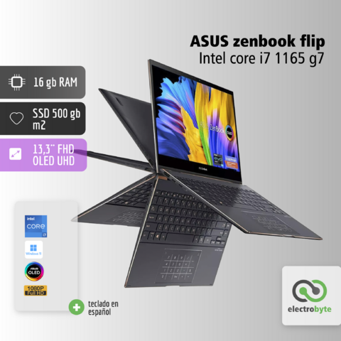 Asus Zenbook flip - Intel core i7 1165 g7