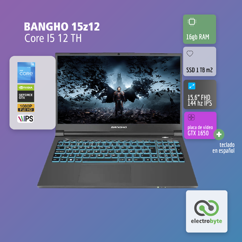Notebook Bangho 15z12 // Core i5 12 TH