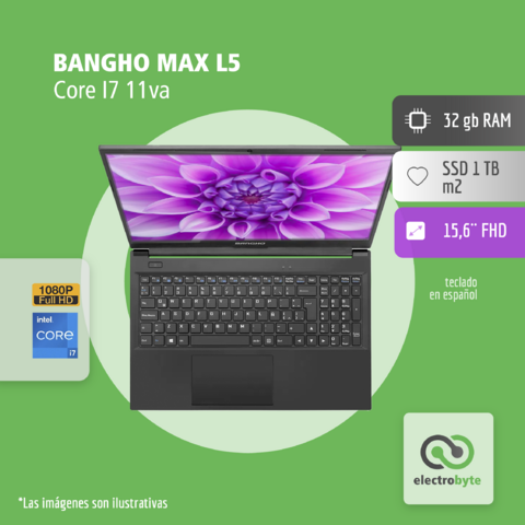 Notebook BANGHO MAX L5 Core I7 1195