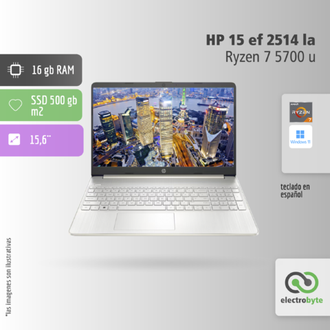 HP 15-ef2514La – Ryzen 7