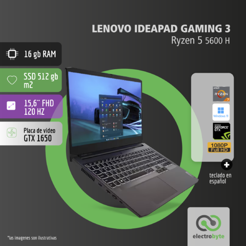 Lenovo IDEAPAD GAMING ryzen 5