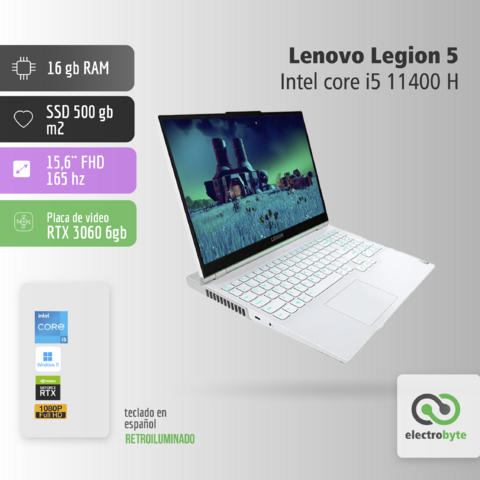 Lenovo Legion 5 - Intel Core i5 11400 H