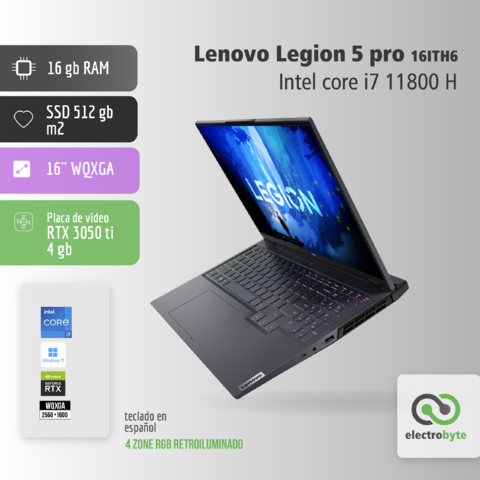 Lenovo Legion 5 pro - Intel Core i7 11800 H