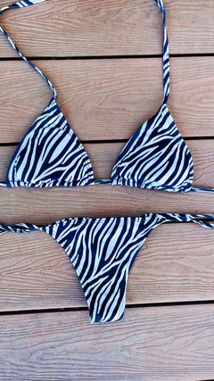 Bikini Cebra Blanca - comprar online