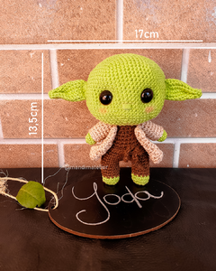 Amigurumi Chibi: Mestre Yoda [Star Wars] - Mandim Atelier