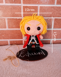 Imagem do Amigurumi Chibi: Edward Elric [Fullmetal Alchemist]