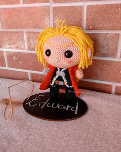 Amigurumi Chibi: Edward Elric [Fullmetal Alchemist] - comprar online