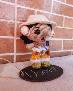 Amigurumi Chibi: Luffy [One Piece] - Mandim Atelier