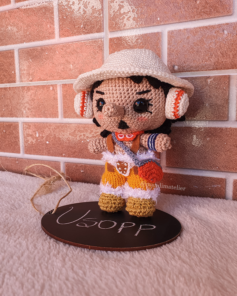 Amigurumi Chibi: Luffy [One Piece] - Mandim Atelier