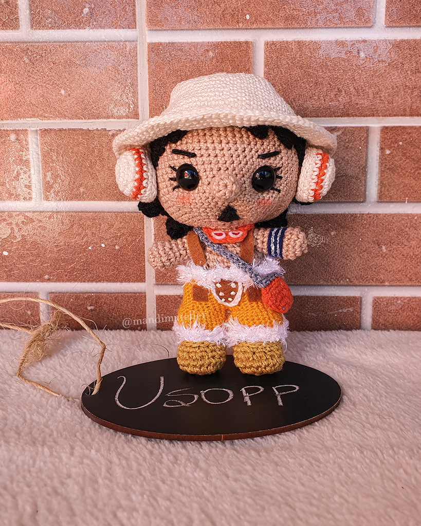 Amigurumi Chibi: Luffy [One Piece] - Mandim Atelier