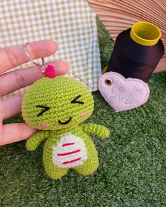 Chaveiro Amigurumi: Bichinhos + Coração