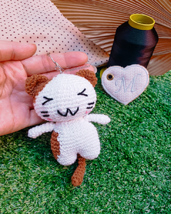 Chaveiro Amigurumi: Bichinhos + Coração na internet