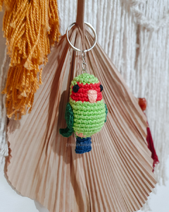 Chaveiro Amigurumi: Mini passarinho - Mandim Atelier