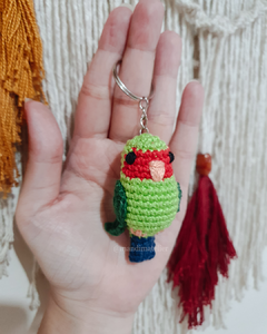 Chaveiro Amigurumi: Mini passarinho - loja online