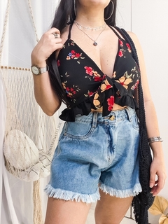 Cropped Jade com Babado - comprar online