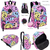 Mochila Smile Y2K estampada con logo pvc 30x42,5x15cm 17 Pulg x1u