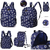 Mochila estampa Soccer Blue Klub Mode con dos cierres 42x15x30cm