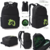 "Mochila Let´s Play Gamer dos cierres portanotebook con interior y bolsillo estampado 32x45x15cm 18