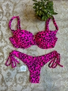 Biquíni Liz Animal Print Rosa Neon